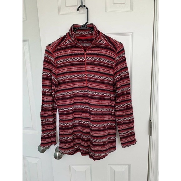 woolrich quarter zip Women’s size‎ small red - Picture 1 of 4